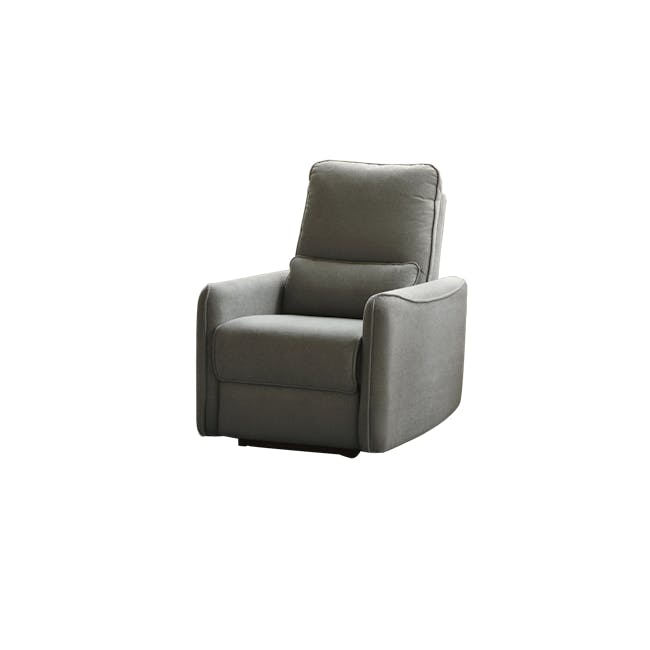 Sena Manual Recliner Sofa - Grey - 9