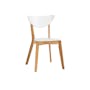 Harold Dining Chair - Natural, White - 0