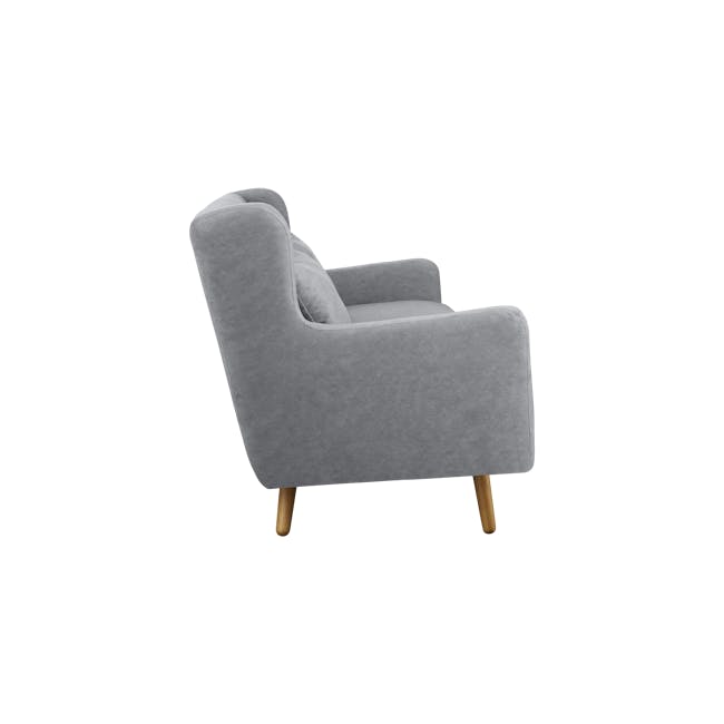 Luke 3 Seater Sofa - Grey (Scratch Resistant Fabric) - 2