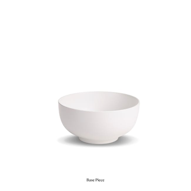 Base Piece DeTerra 5.75” Soup Bowl - Pearl - 4