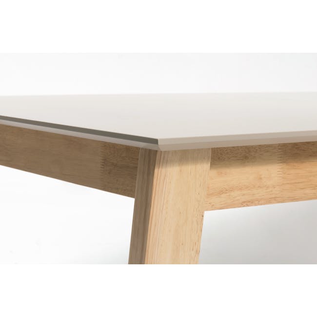 Meera Extendable Dining Table 1.6m-2m - Natural, Taupe Grey - 16