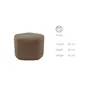 Caceda Ottoman - Dark Grey (2 Sizes) - 7