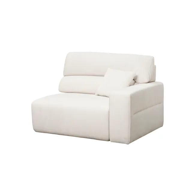Forte Left Arm Power Sliding Extension Sofa Unit - Pearl River (Scratch Resistant) - 20
