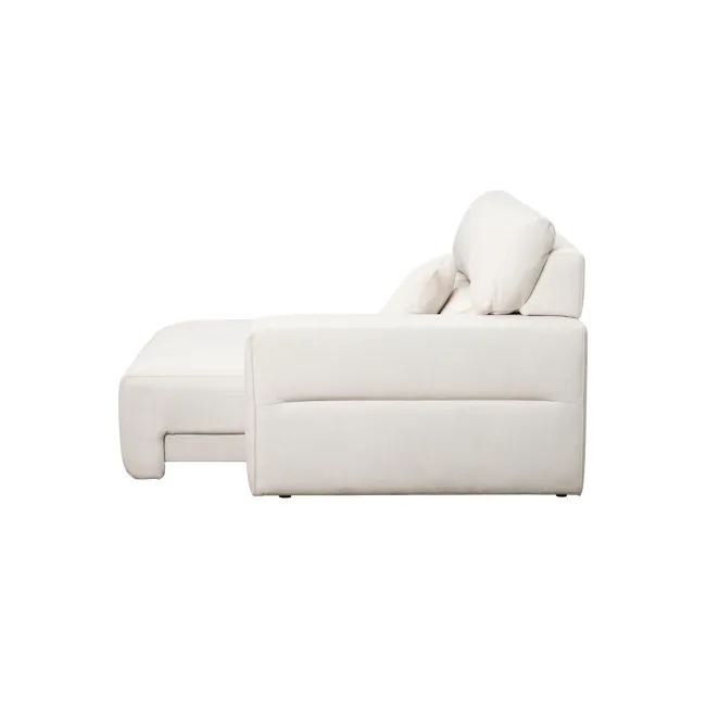 Forte Left Arm Power Sliding Extension Sofa Unit - Pearl River (Scratch Resistant) - 26