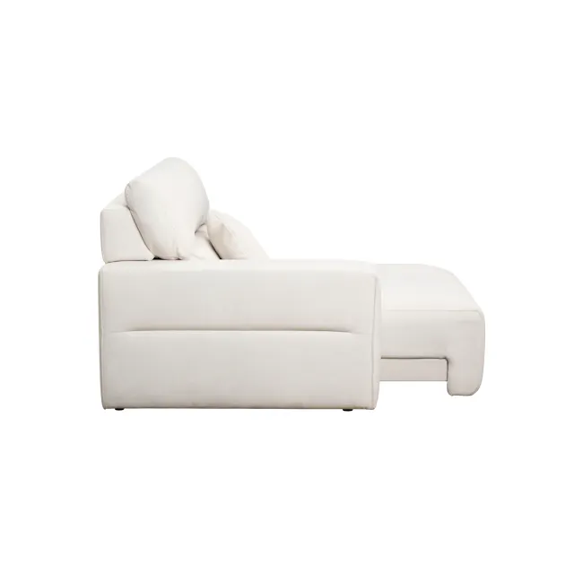 Forte Left Arm Power Sliding Extension Sofa Unit - Pearl River (Scratch Resistant) - 22