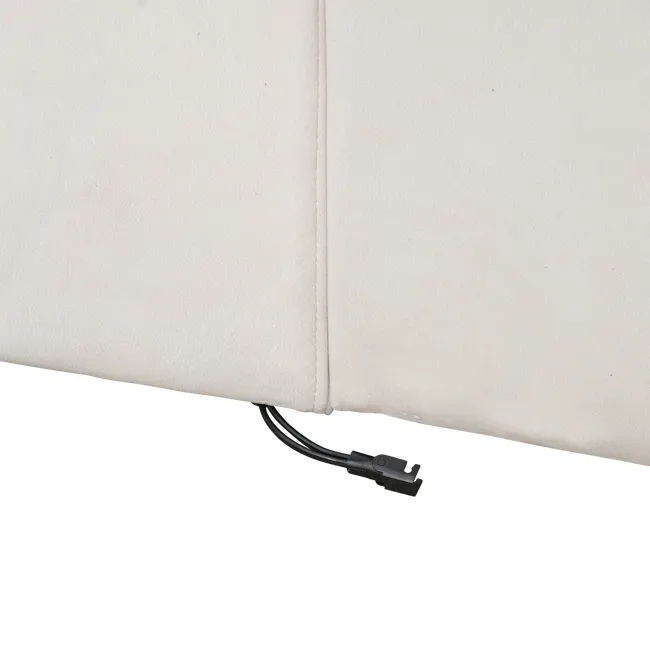 Forte Left Arm Power Sliding Extension Sofa Unit - Pearl River (Scratch Resistant) - 16
