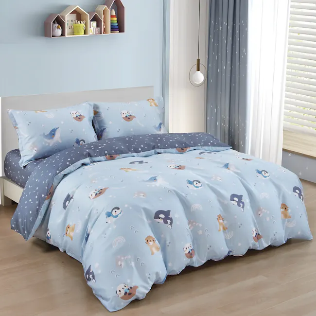 Pima Cotton Full Bedding Set - Harbor (3 Sizes) - 5