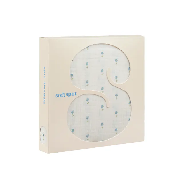 Soft Spot Soft Swaddle/Towel - Periwinkle - 1