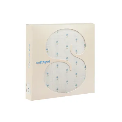 Soft Spot Soft Swaddle/Towel - Periwinkle