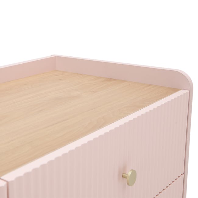 Soula 6 Drawer Chest 1.2m - Pink - 6