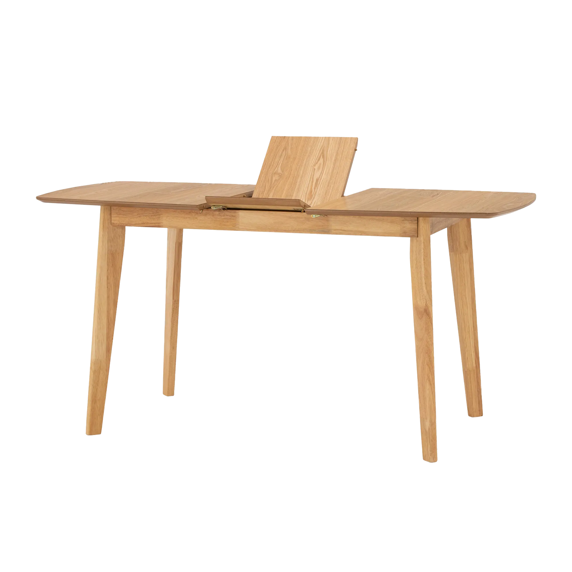 Harold Extendable Dining Table 1.2m-1.5m with 4 Macy Chairs in Natural, Dim Grey - 11