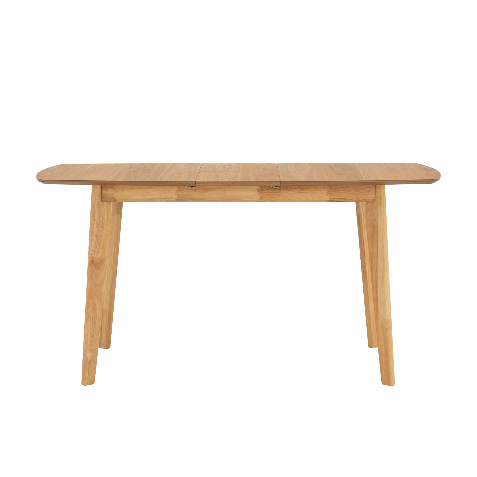 Harold Extendable Dining Table 1.2m-1.5m with 4 Macy Chairs in Natural, Dim Grey - 15