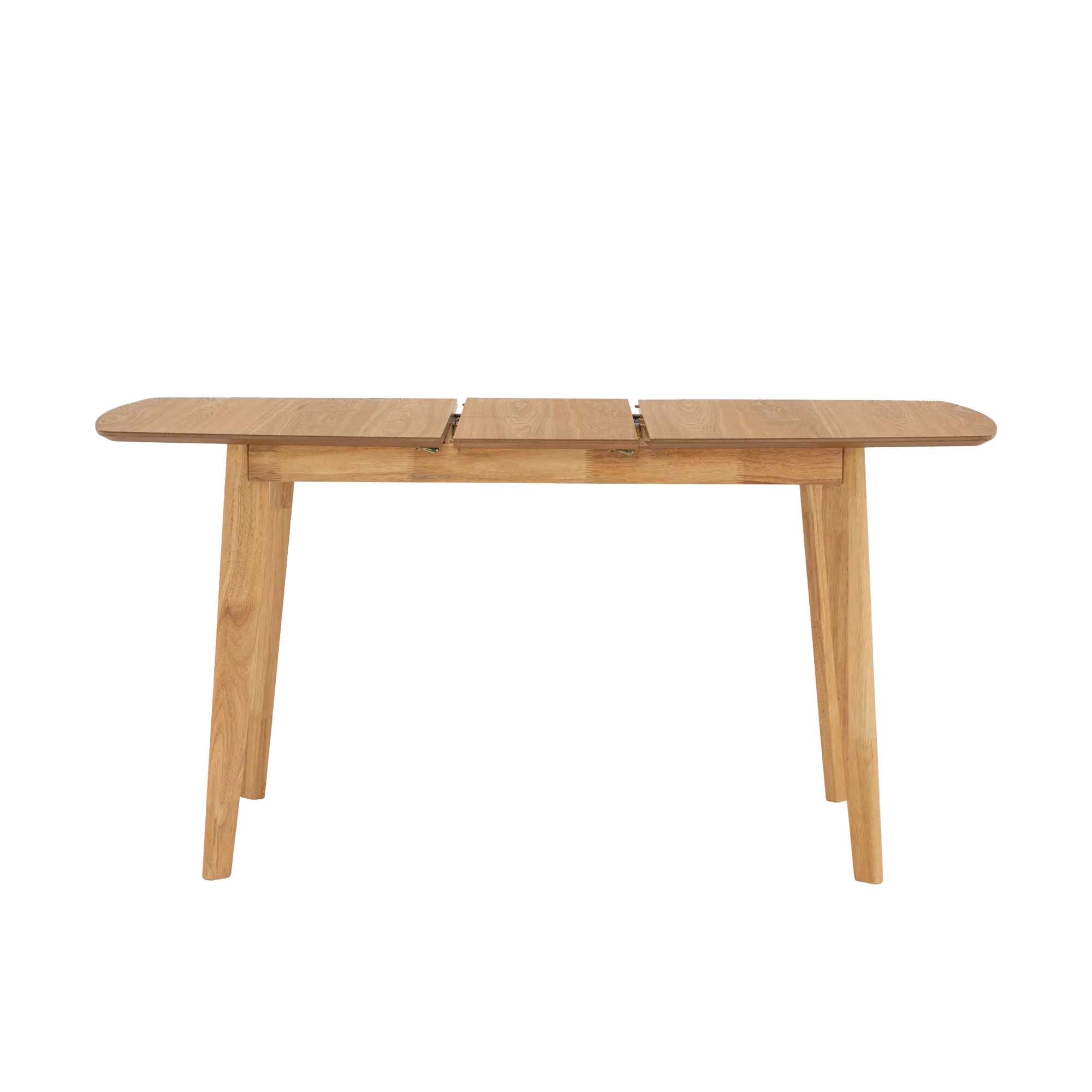 Harold Extendable Dining Table 1.2m-1.5m with 4 Macy Chairs in Natural, Dim Grey - 17