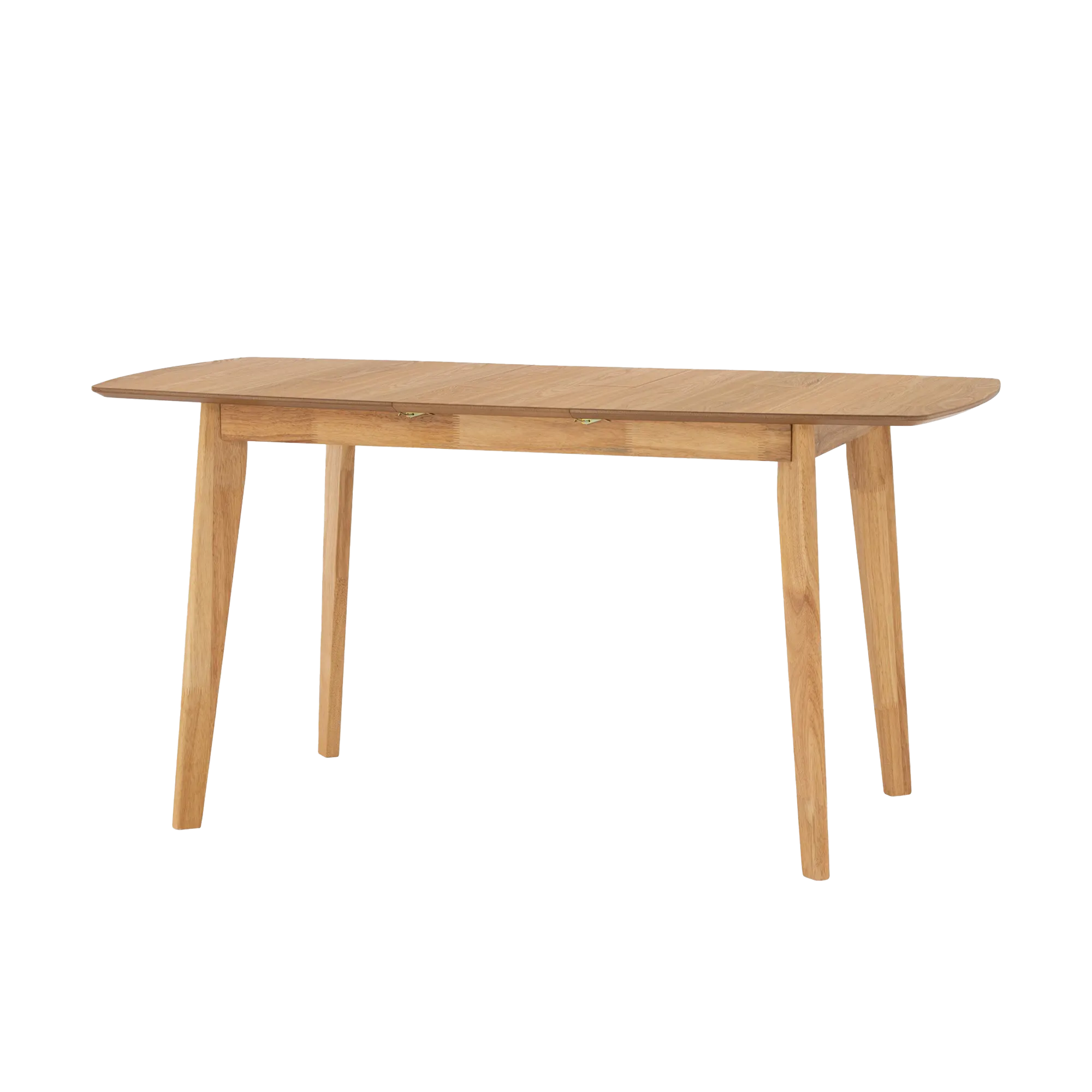 Harold Extendable Dining Table 1.2m-1.5m with 4 Macy Chairs in Natural, Dim Grey - 19