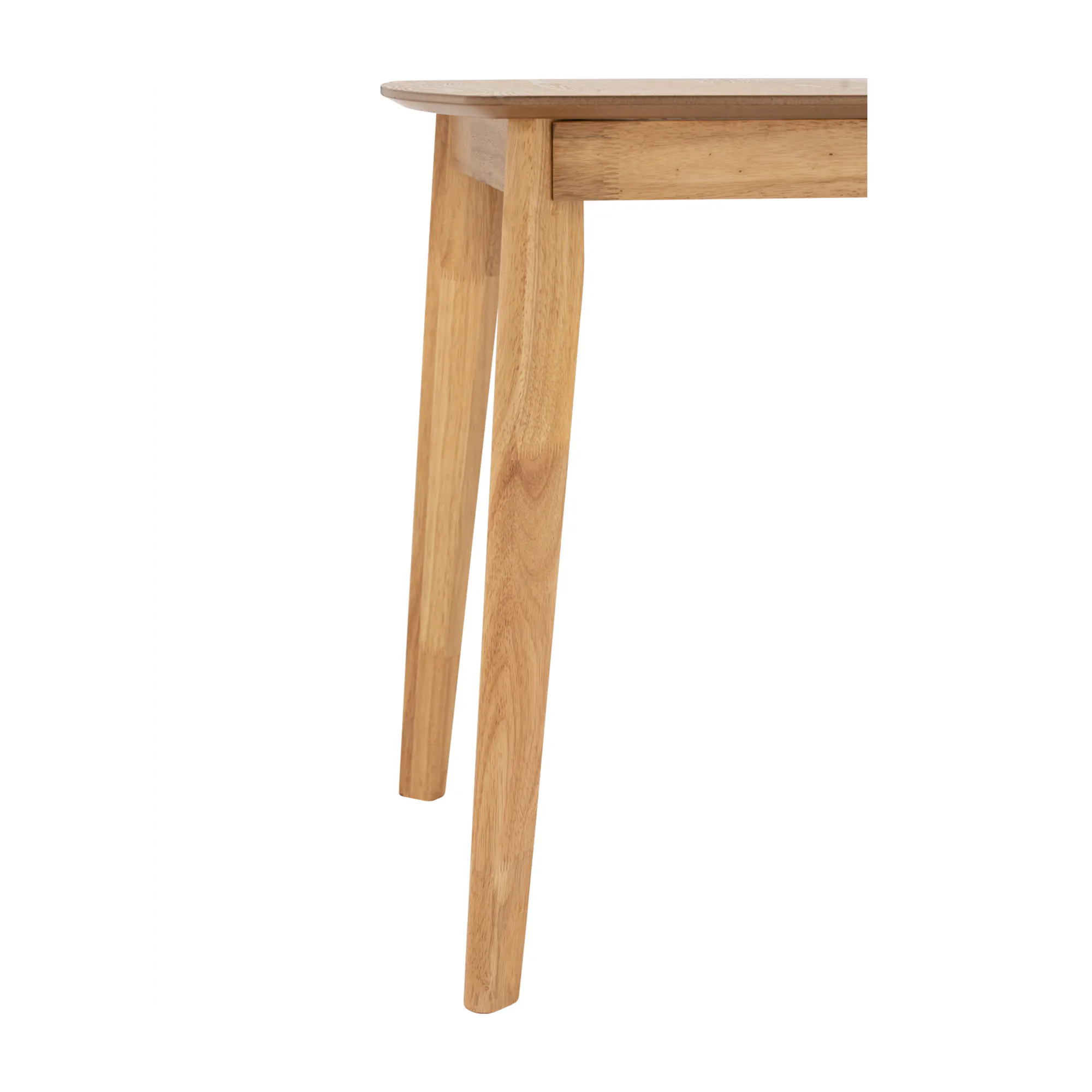 Harold Extendable Dining Table 1.2m-1.5m with 4 Macy Chairs in Natural, Dim Grey - 25
