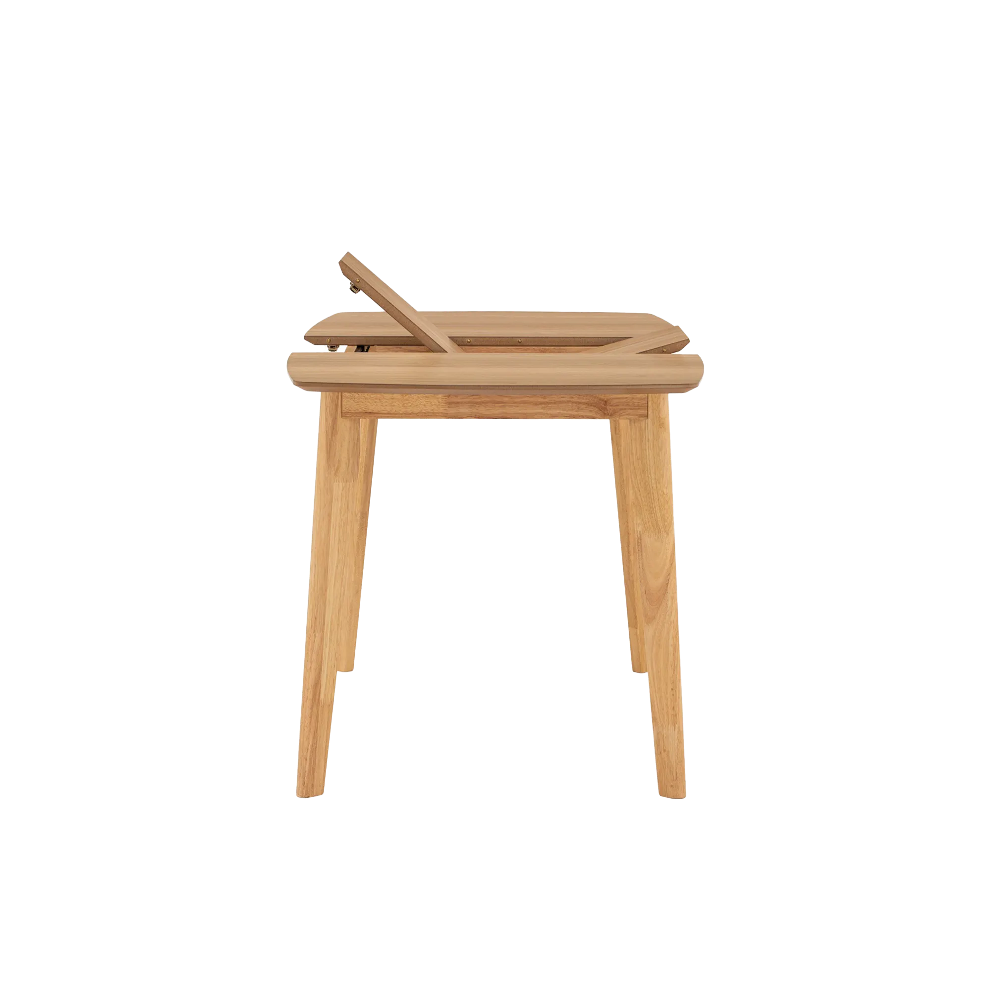 Harold Extendable Dining Table 1.2m-1.5m with 4 Macy Chairs in Natural, Dim Grey - 28