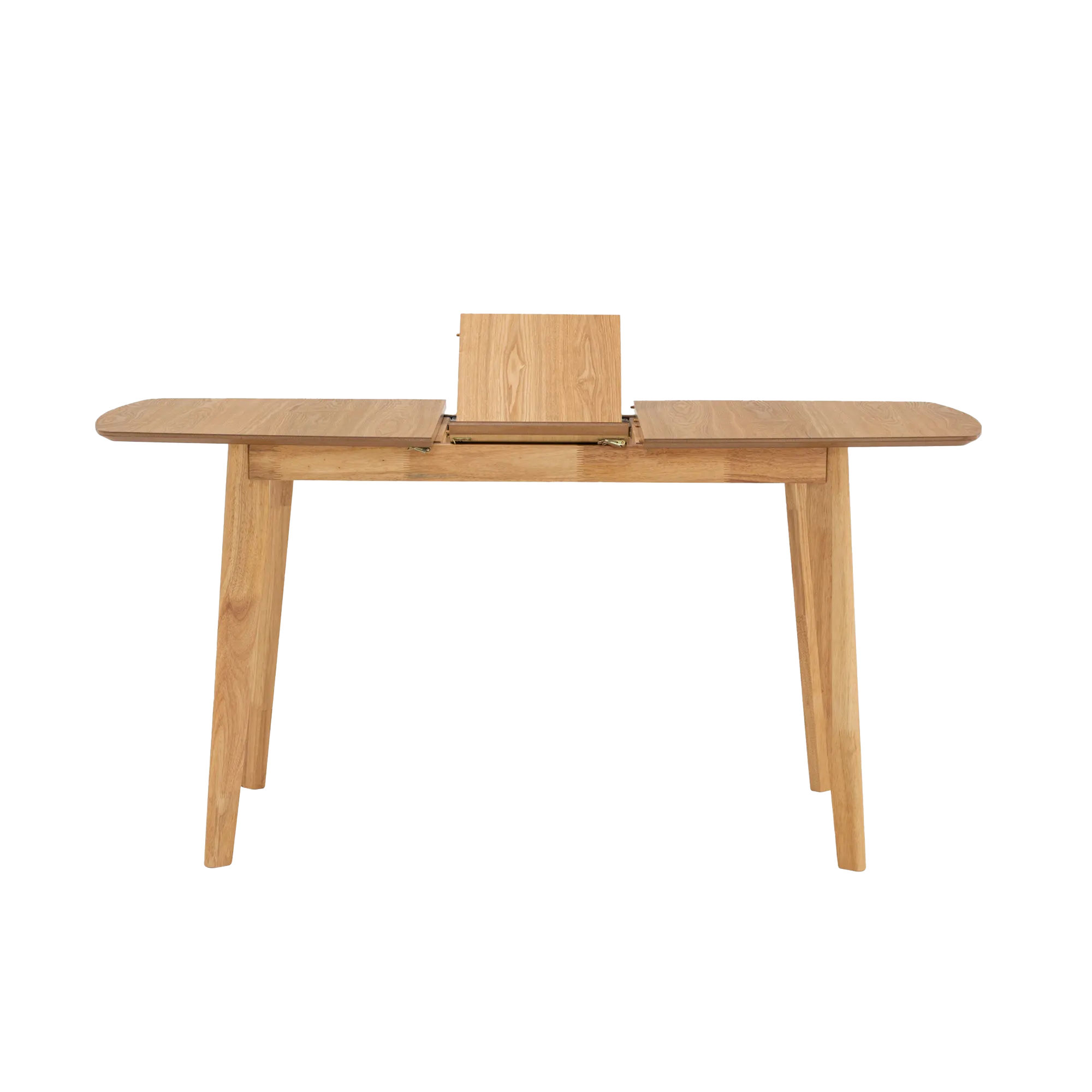 Harold Extendable Dining Table 1.2m-1.5m with 4 Macy Chairs in Natural, Dim Grey - 33