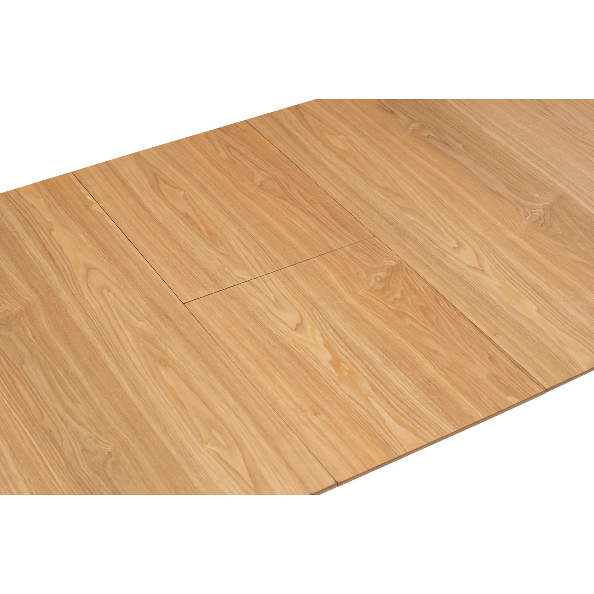 Harold Extendable Dining Table 1.2m-1.5m with 4 Macy Chairs in Natural, Dim Grey - 37