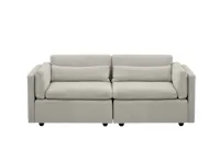 Liam 3 Seater Sofa - Ivory (Fabric)