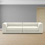 (As-is) Abby Chaise Lounge Sofa - Pearl - Left Arm Unit - 2 - 24