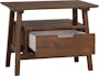 Callan Queen Bed with 2 Keva Bedside Tables in Cocoa - 8