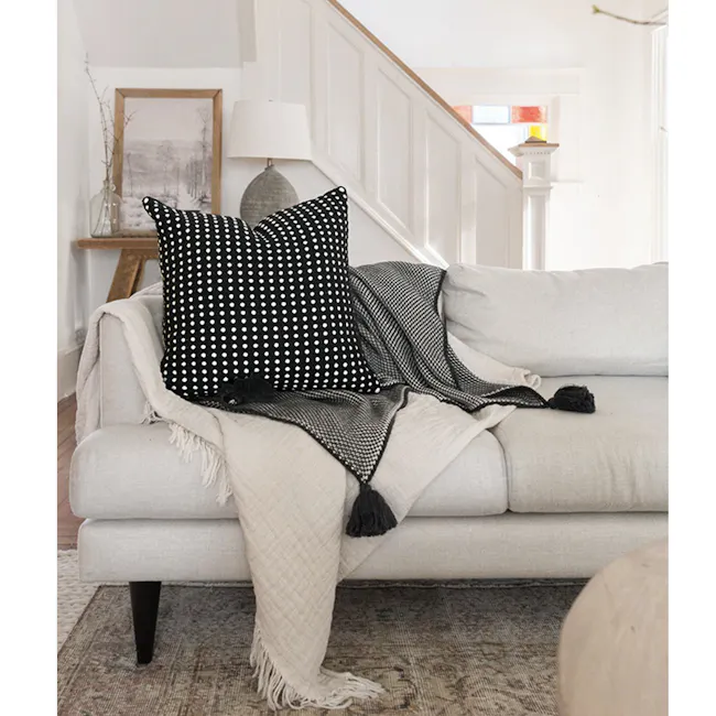 Harper Cushion - Black - 6