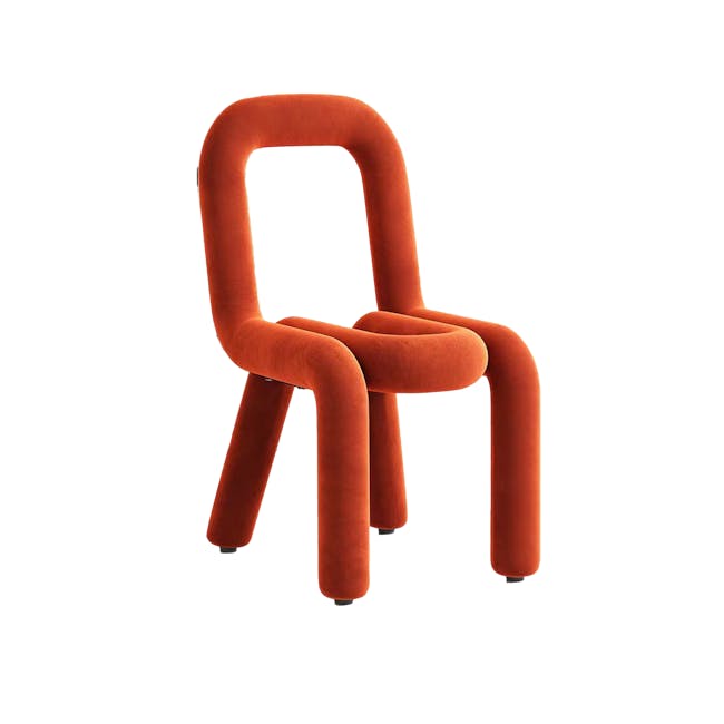 Pilo Chair - Orange (Velvet) - 1