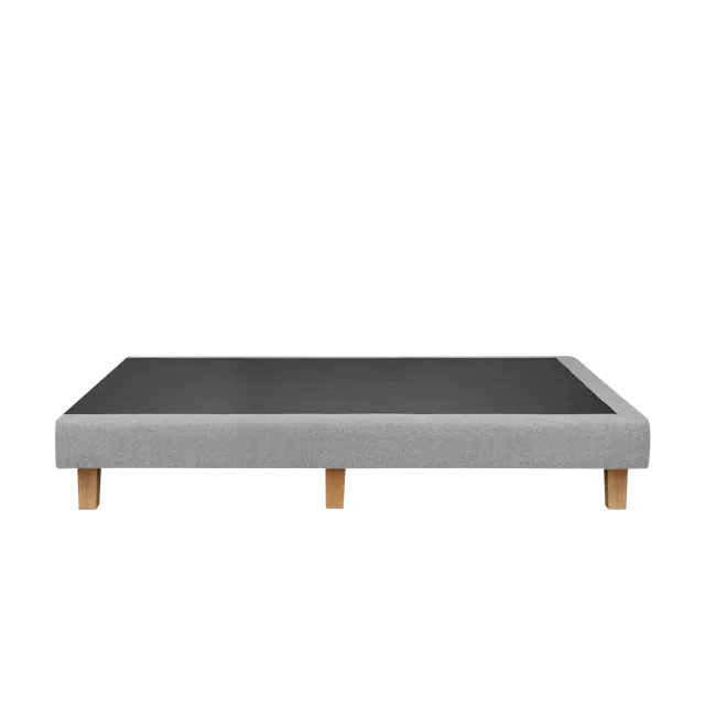 ESSENTIALS King Divan Bed - Pebble (Eco Clean Fabric) - 9 - Modern minimalist table, sleek design, contemporary furniture