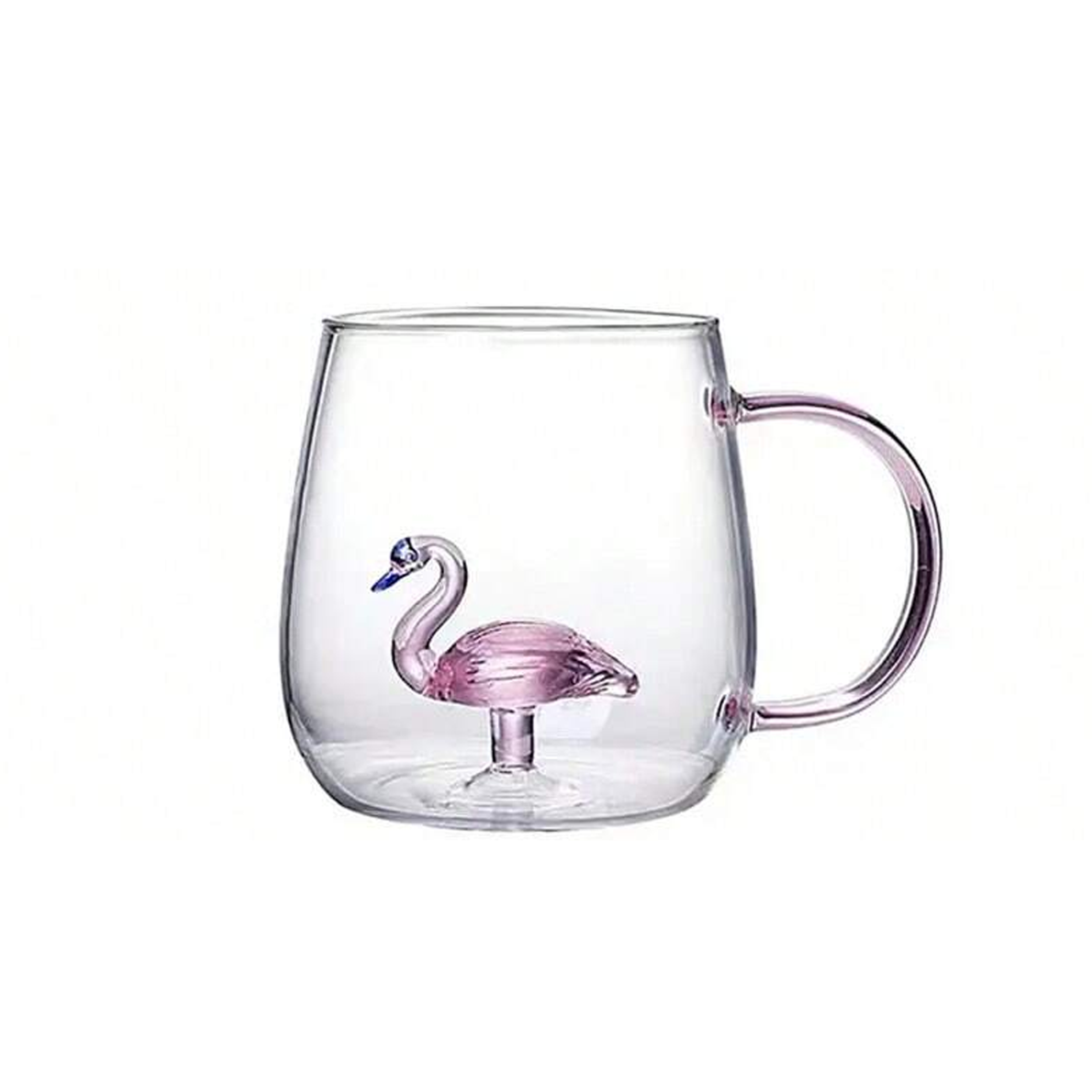Flamingo Glass Mug