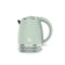 Odette Riviera 1L Insulated Double Wall Cool Touch Electric Kettle - Light Green