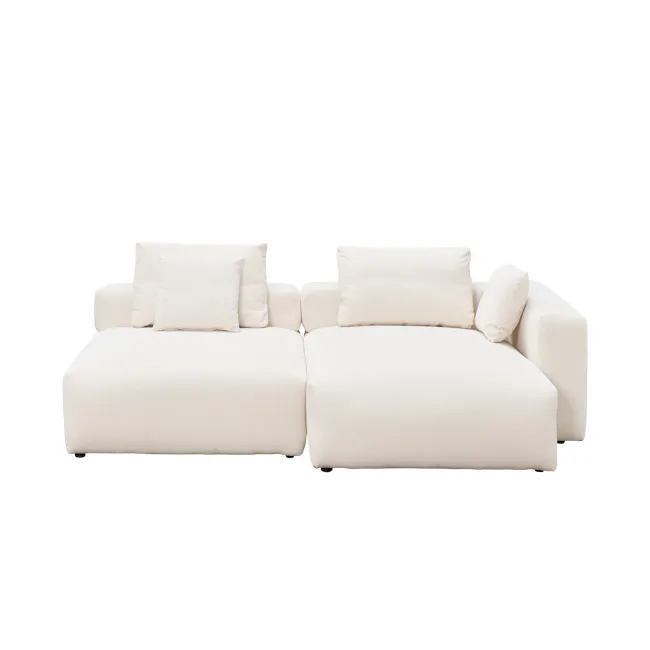 Blanca Right Chaise Sofa Unit (Down Feathers) - 8
