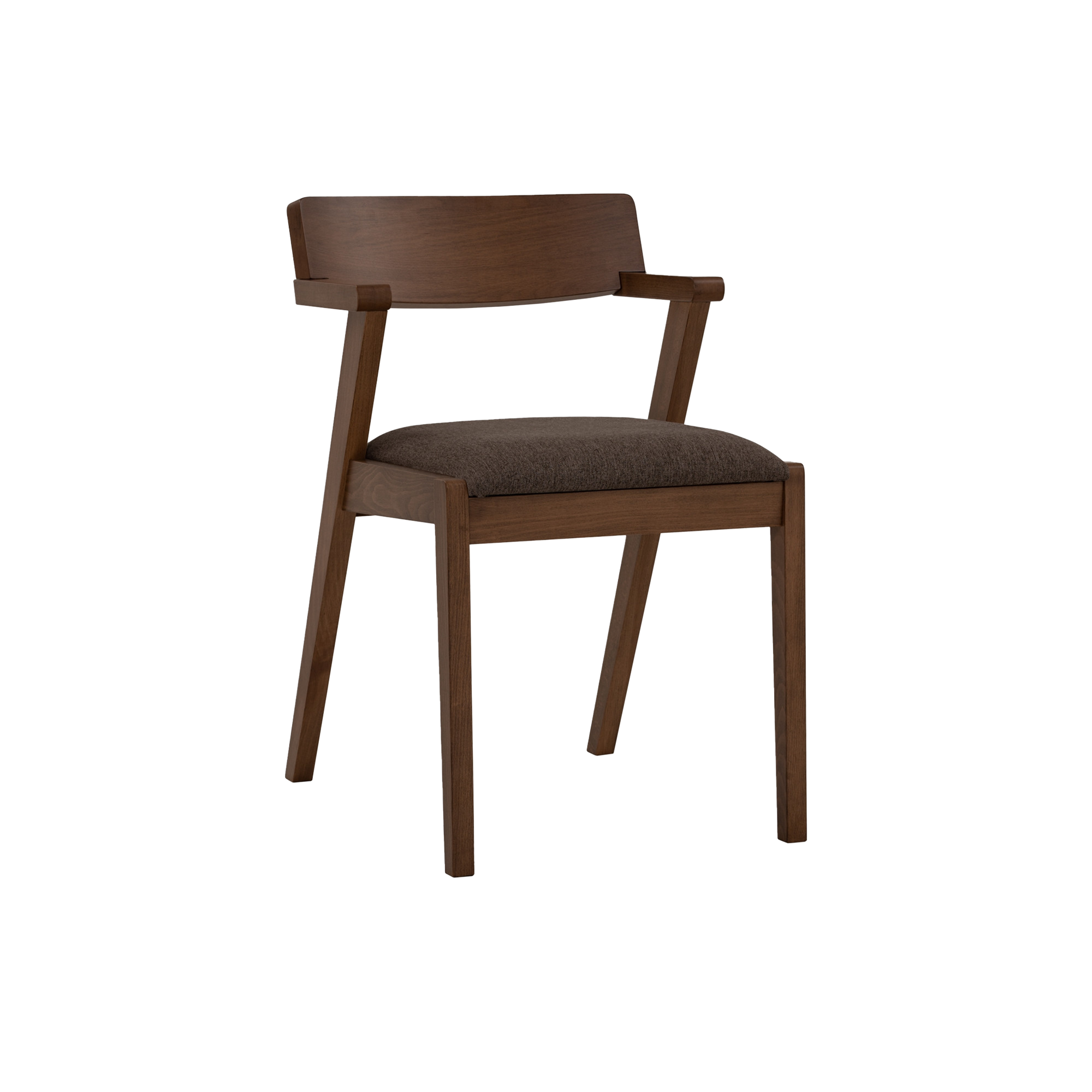 Imogen Dining Chair - Cocoa, Chestnut (Fabric)