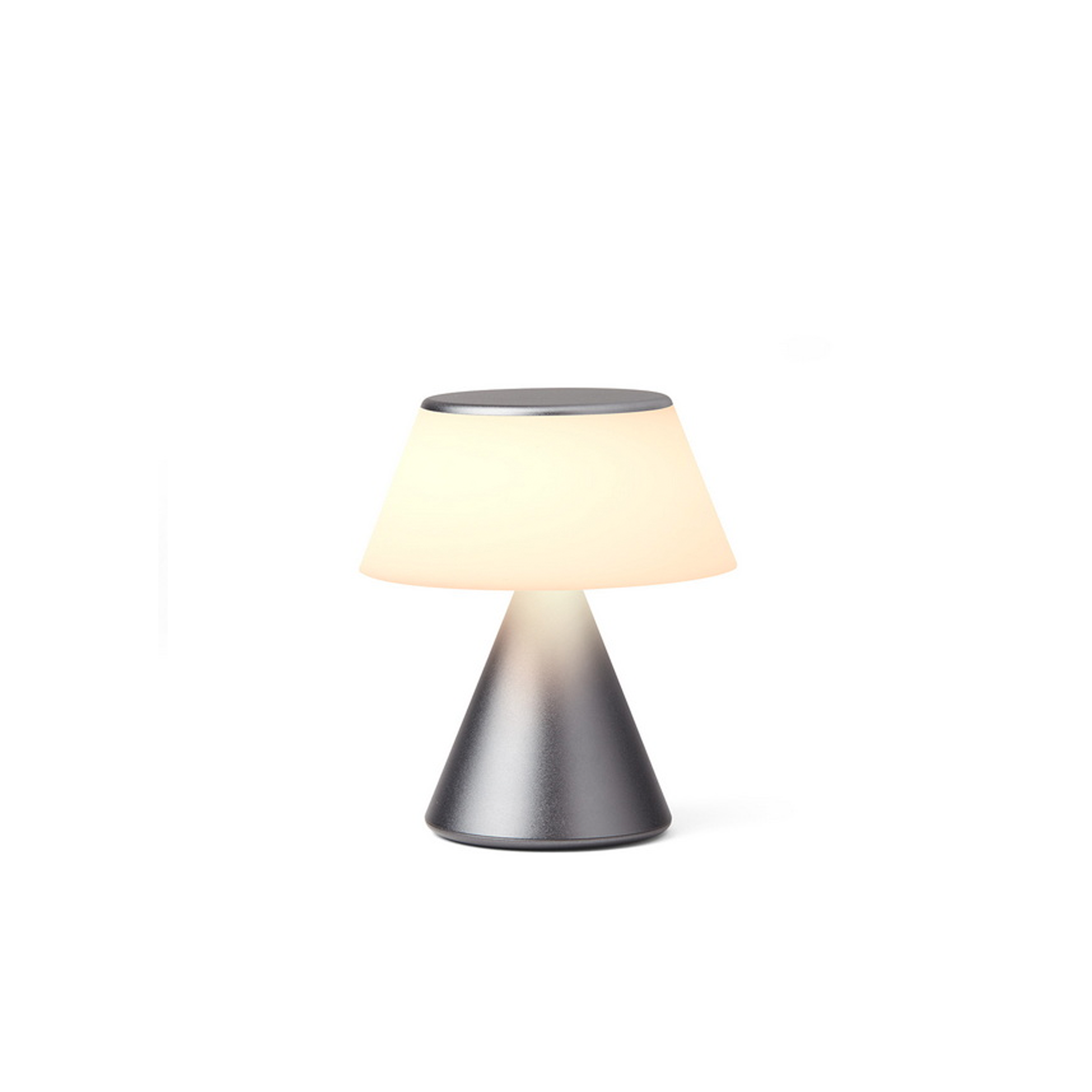 Lexon LUMA M Portable Led Lamp - Gun Metal