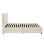Delcie Drawer Queen Bed - Cream - 7