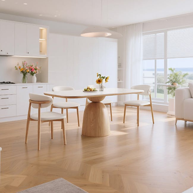 Renae Dining Table 1.8m (Sintered Stone) - 2