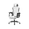 Zeus Gaming Chair with Footrest - White (Faux Leather) - 2