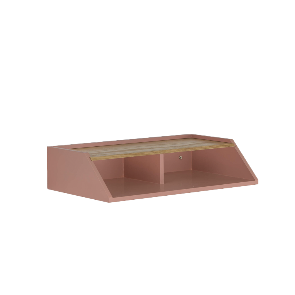 Wayland Storage Wall Shelf - Light Salmon