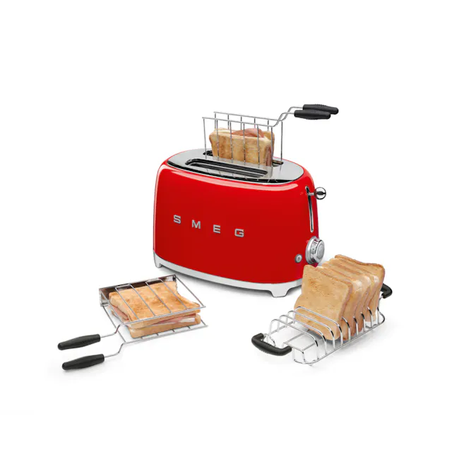 Smeg 2-Slice Toaster - Red - 2