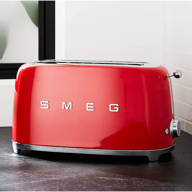 Smeg 2-Slice Toaster - Red - 5