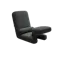 Versa Floor Sofa Bed with Adjustable Table - Grey (Fabric)