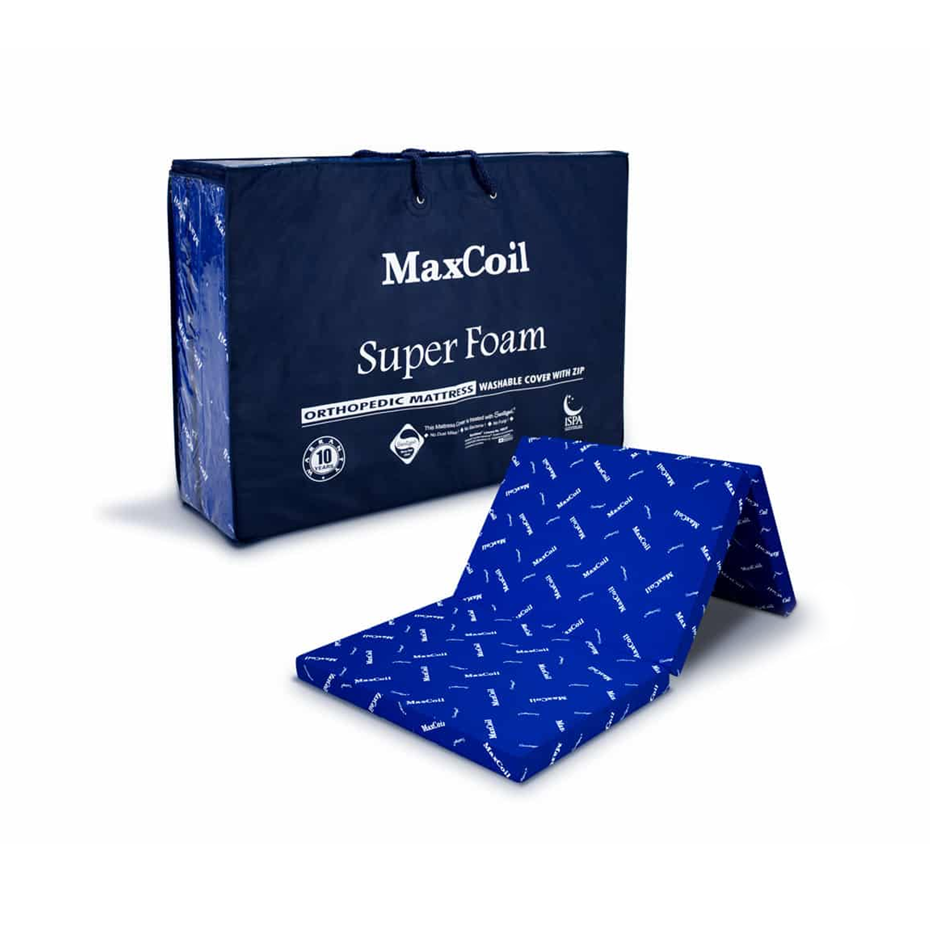 MaxCoil Super Foam Foldable Mattress - Single