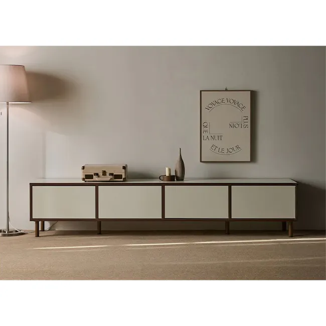 Boche TV Console 2.1m - Walnut - 8