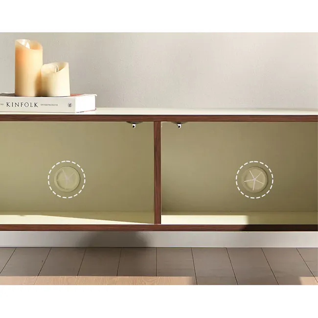 Boche TV Console 2.1m - Walnut - 9