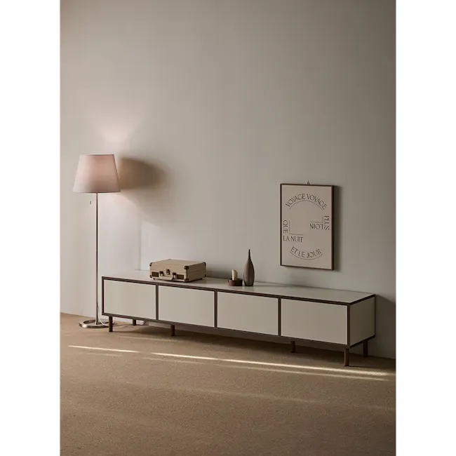 Boche TV Console 2.1m - Walnut - 11
