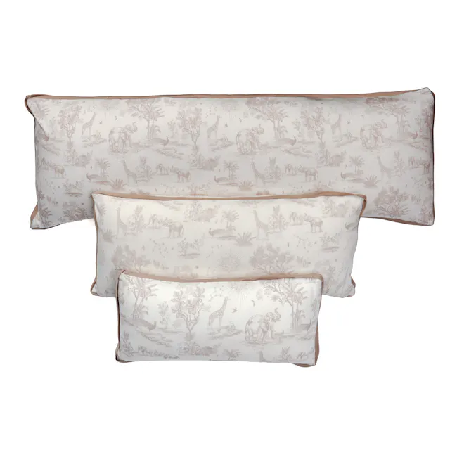House of Holly Luxe Cloud Pillow - Savanna Toile Sand (3 sizes) - 1