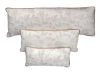 House of Holly Luxe Cloud Pillow - Savanna Toile Sand (3 sizes)