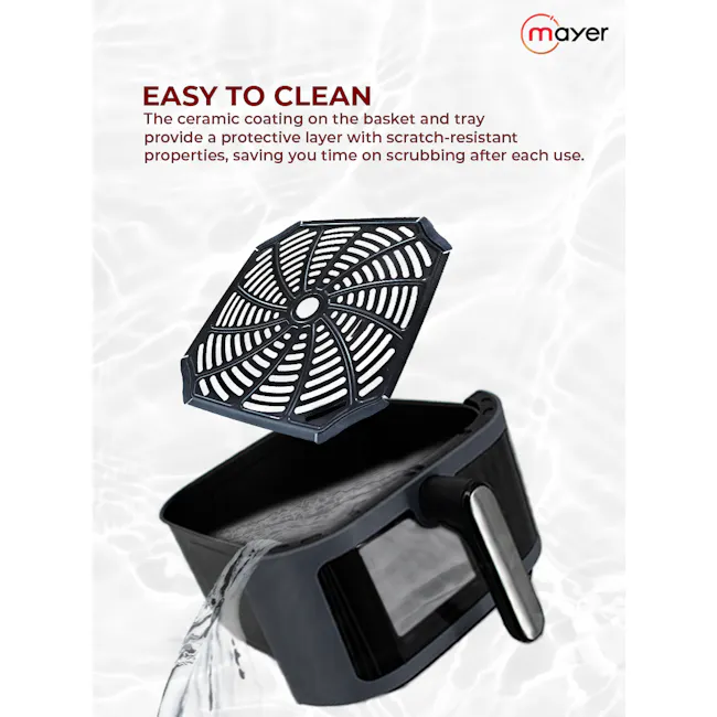 Mayer 6.5L Ceramic Digital Air Fryer MMAF650D - 4