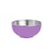 Zebra Stainless Steel Colour Bowl - Purple