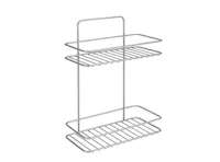 Metaltex Reflex 2 Tier Rectangle Shelf - Silver