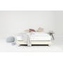 ESSENTIALS Single Divan Bed - Grey (Faux Leather) - 1